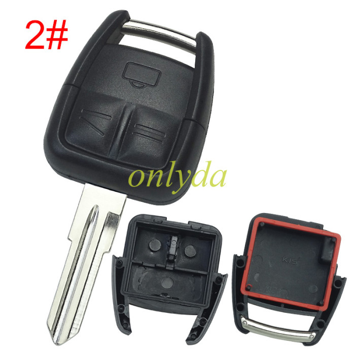 For Opel remote key shell 3button without battery holder, pls choose the blade