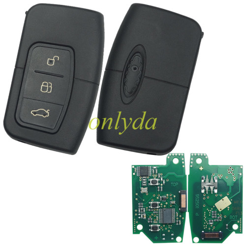 For Keyless GO Ford 3 button remote key Ford Mondeo/ Kuga with 433mhz        FCC  3M5T-15K601-DC 5WK48794