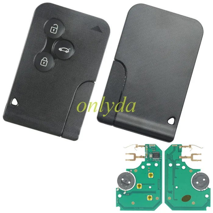 For Renault Megane II 3 button remote key with 7947 chip Buckled  model  pls choose color for button.