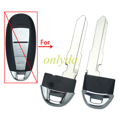 For Suzuki emergency key small key blade transponder key