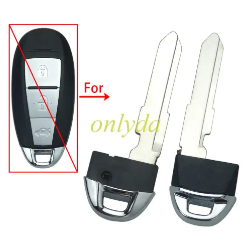 For Suzuki emergency key small key blade transponder key