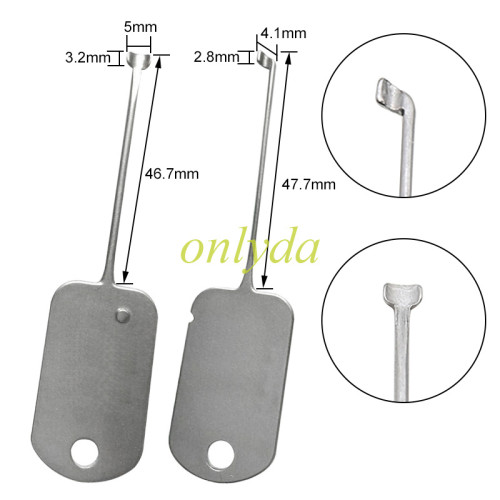 For HUK 2IN1 SET Practice Locksmith repair Tools For House/door lock Professional locksmith
