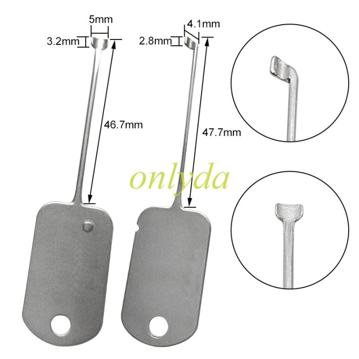 For HUK 2IN1 SET Practice Locksmith repair Tools For House/door lock Professional locksmith