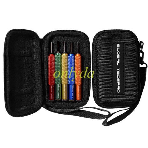 Super Stronger GTL PIN INSTALLING TOOL SET (UPGRADED) 1.7 MM PIN INSTALLING*1 1.9 MM PIN INSTALLING*1 2.1 MM PIN INSTALLING*1 2.6 MM PIN INSTALLING*1 2.5 MM PIN PUNCHER*1 GTL SMALL TOOL CASE*1