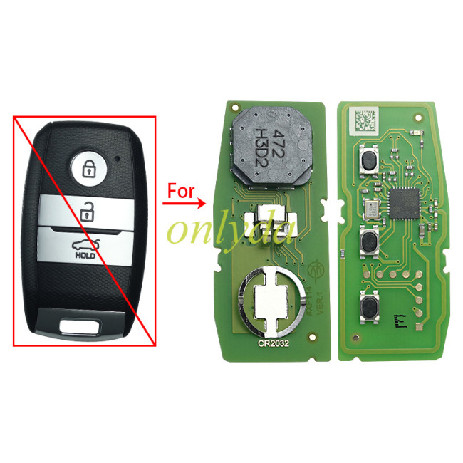 Xhorse smart remote key for Hyundai/Kia model 3Button  PN: XZKA83EN