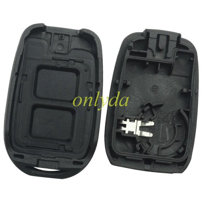 For Renault  Dacia 2 button remote key with PCF7961M(HITAG AES) 4A chip，434mhz  FSK ， blade VA2