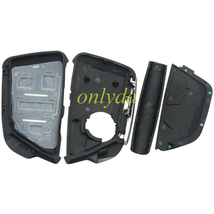For Cadillac modified remote key shell with badge place, pls choose the button type