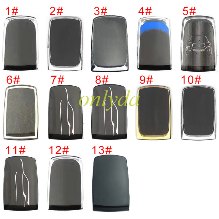 For Toyota remote key shell  with badge , pls choose button