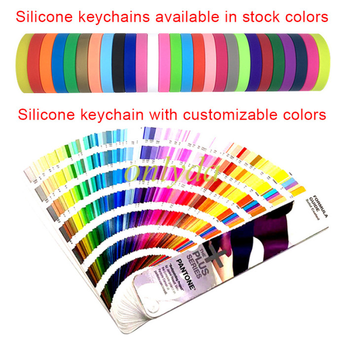 customize Design for keychain, Support customized company slogan/icon/contact information, etc. MOQ 1000pcs for one color