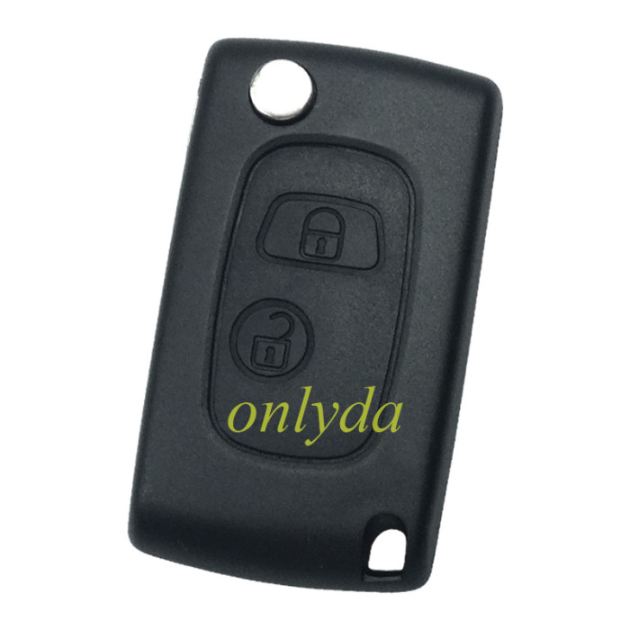 For Peugeot modified 2 button remote key shell, pls choose the blade type