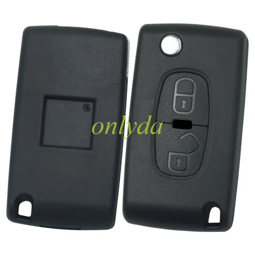 For  Citroen 2 button remote key shell with MIT11R Blade for Peugeot 4007 5008