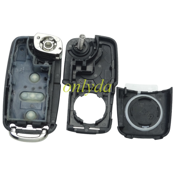 For VW New 202AD Model  3 button key blank After 2011 （original key shell ） without blade