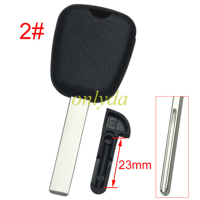Super Stronger GTL shell for Citroen transponder key shell without badge，with longer chip slot. pls choose the blade