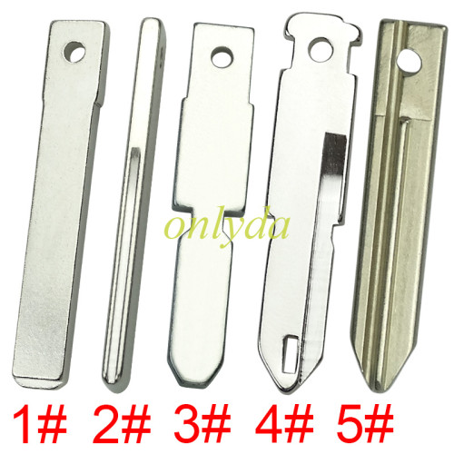 blade for Peugeot Citroen remote key shell, pls choose the type you need