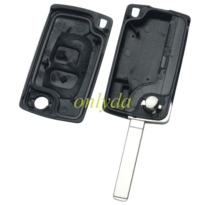 For Peugeot modified 2 button remote key shell, pls choose the blade type