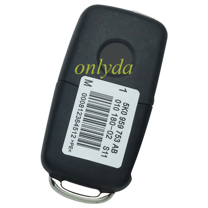For VW New 202AD Model  3 button key blank After 2011 （original key shell ） without blade