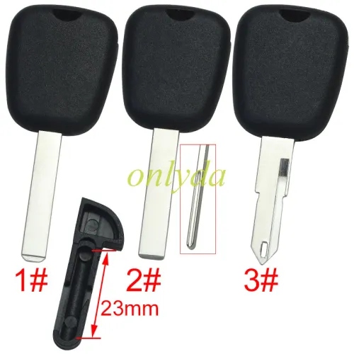 Super Stronger GTL shell for Citroen transponder key shell without badge，with longer chip slot. pls choose the blade