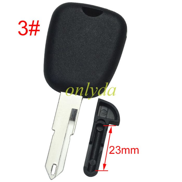 Super Stronger GTL shell for Citroen transponder key shell without badge，with longer chip slot. pls choose the blade