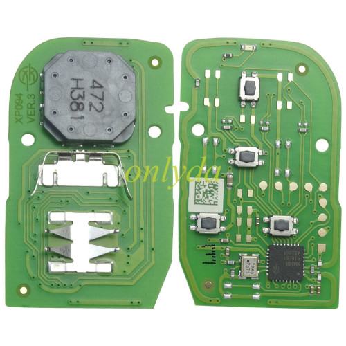 Only PCB Board Xhorser smart remote key for Honda 4 button PN:XZBT51EN