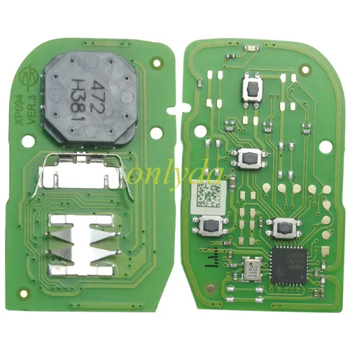 Only PCB Board Xhorser smart remote key for Honda 4 button PN:XZBT51EN