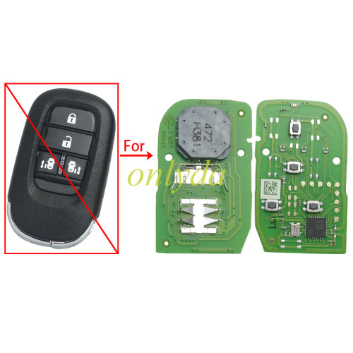 Only PCB Board Xhorser smart remote key for Honda 4 button PN:XZBT51EN