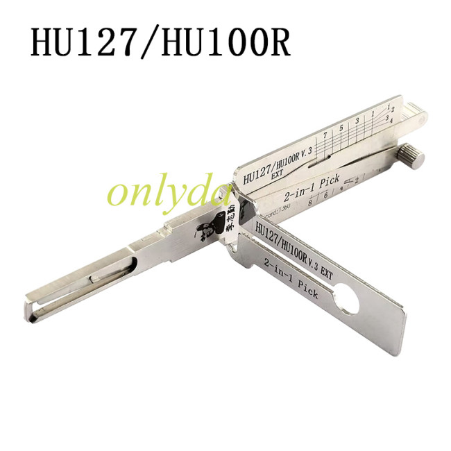 HU127T/HU100R V.3 EXT Lock pick and decoder together 2 in 1 used for New BMW