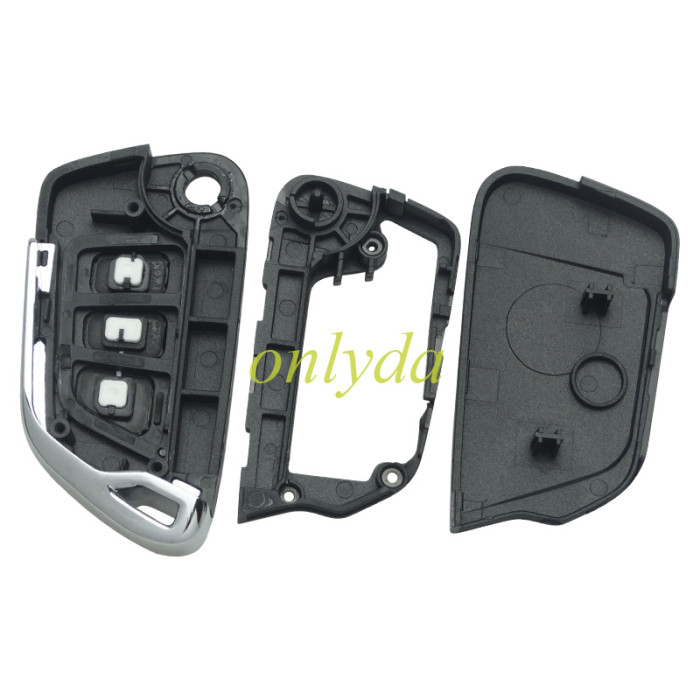 For Citroen modified  remote key shell without battery clamp with badge place, blade VA2. pls choose the button type