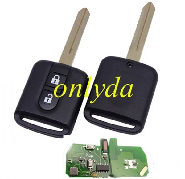 For Renault 2 button remote key 433mhz 7946 chip FSK model