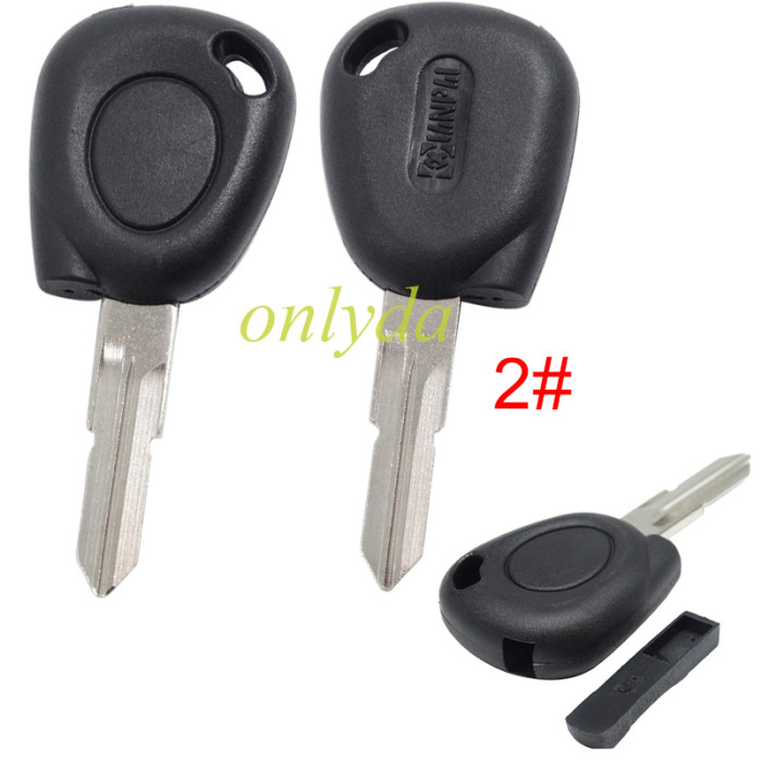 For Renault transponder key shell ,with  NE73/Vac102. pls choose blade .