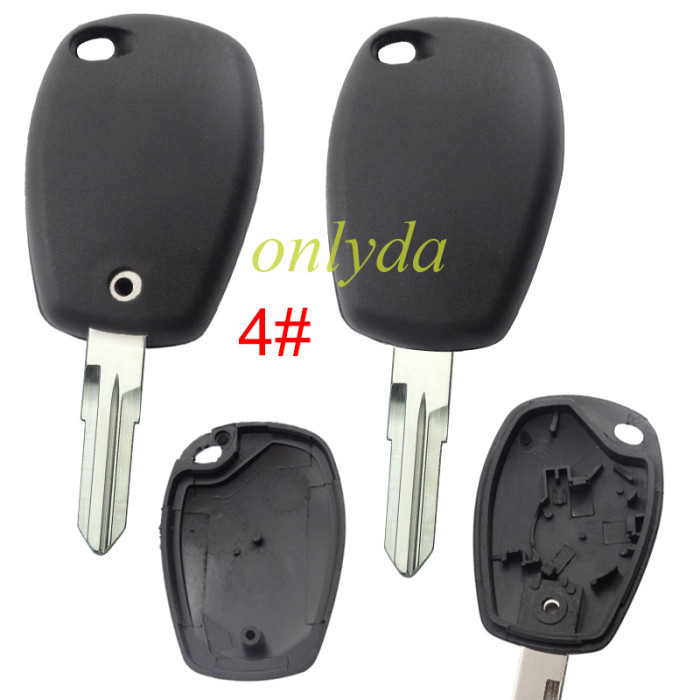 For Renault transponder key blank ， pls choose blade