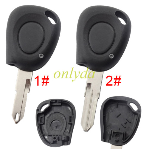 For Renualt 1 button remote key blank,with  NE73/Vac102. pls choose blade