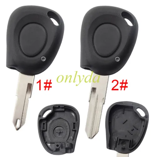 For Renualt 1 button remote key blank,with  NE73/Vac102. pls choose blade