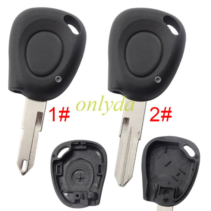 For Renualt 1 button remote key blank,with  NE73/Vac102. pls choose blade