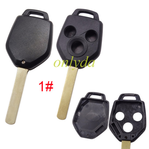 For Subaru 3 button  remote Key Shell , pls choose blade
