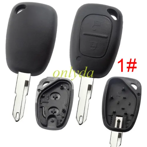 For  Renault  2 button key blank， pls choose blade.