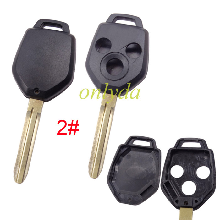 For Subaru 3 button  remote Key Shell , pls choose blade