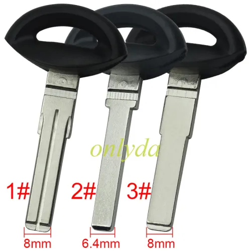 For SAAB Emergency  small key, pls choose button