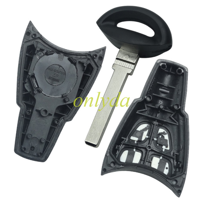 For SAAB 4 button remote key shell，pls choose blade