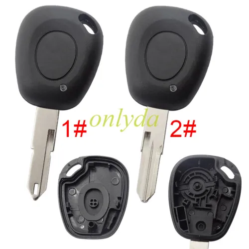 For Renualt 1 button remote key  blank,with  NE73/Vac102. pls choose blade