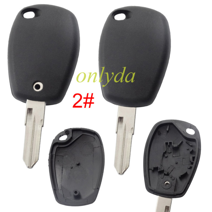 For Renault transponder key blank ， pls choose blade