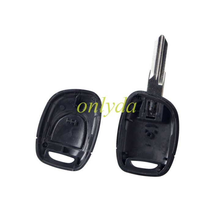 For  Renault 1 button  transponder key shell without battery clamp   with 206 /Vac102 blade  ,  pls choose blade