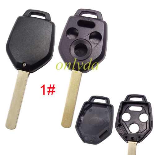 For Subaru 3+1 button remote Key Shell , pls choose blade
