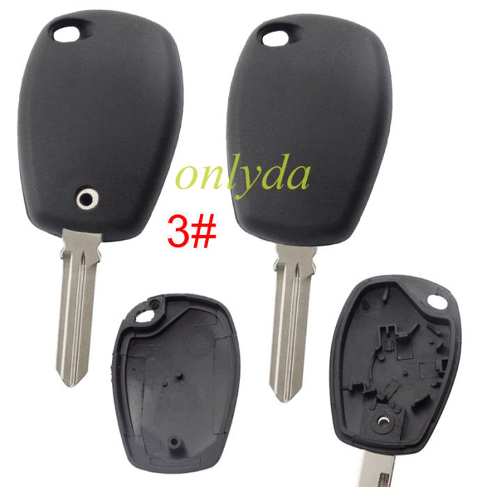 For Renault transponder key blank ， pls choose blade
