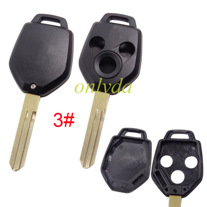 For Subaru 3 button  remote Key Shell , pls choose blade