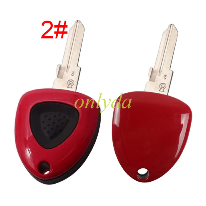 For Ferrari 1 button remote key shell   without badge, pls choose blade