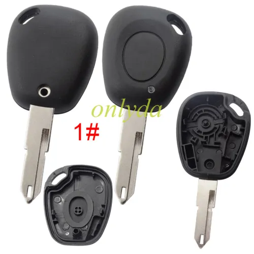 For Renualt 1 button remote key  blank,with  NE73/Vac102. pls choose blade