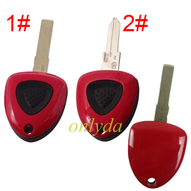 For Ferrari 1 button remote key shell without badge, pls choose blade
