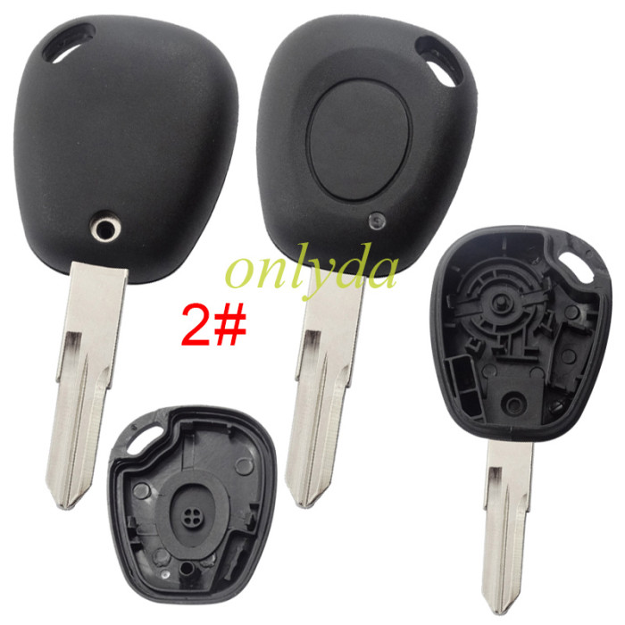 For Renualt 1 button remote key  blank,with  NE73/Vac102. pls choose blade