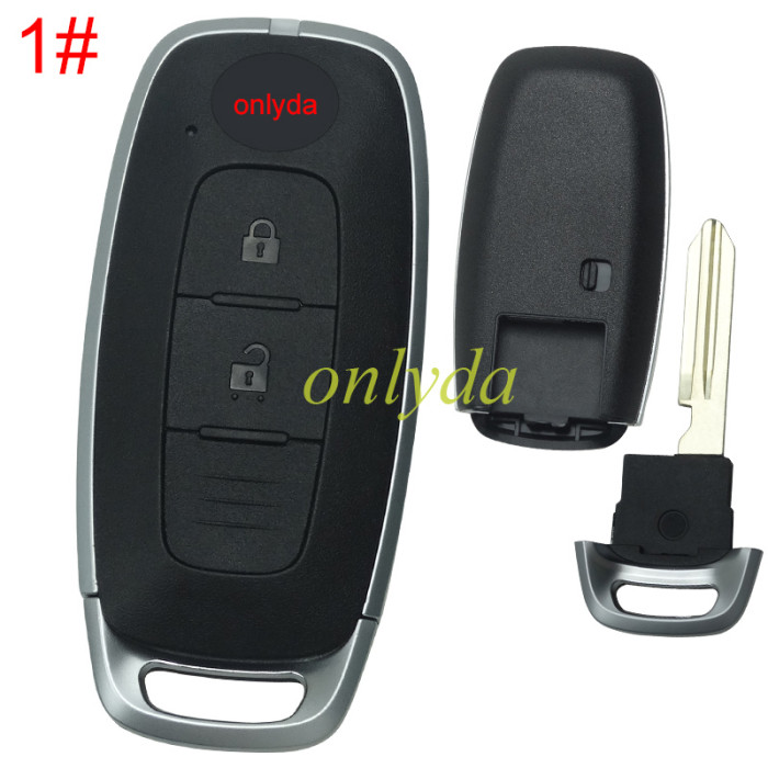For Nissan 3 button remote key blank