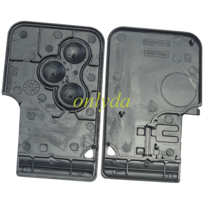 For  Renault Megane 3 button  key blank with badge